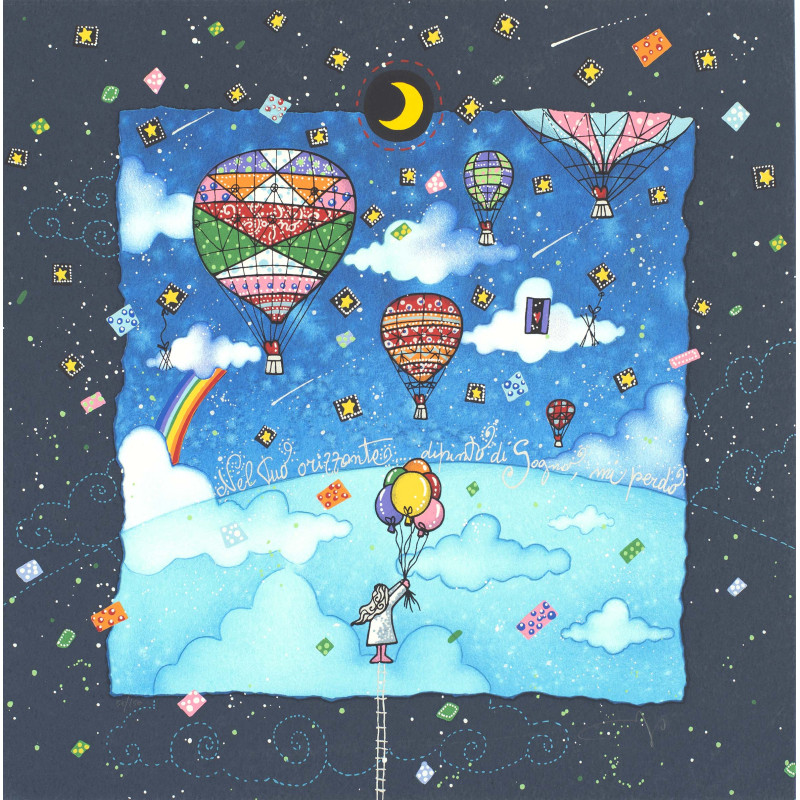 Nel tuo orizzonte... dipinto di sogno, mi perdo