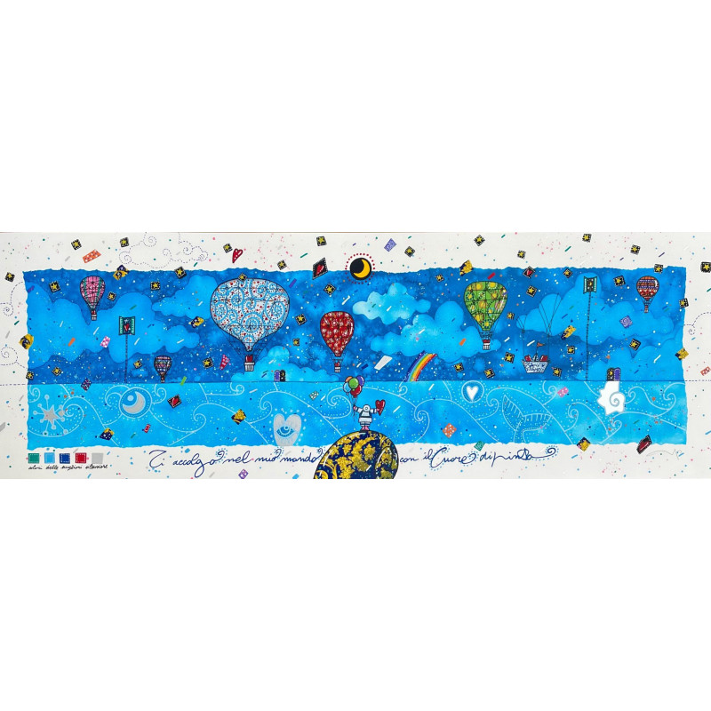 Andrea Agostini - Ti accolgo nel mio mondo con il cuore dipinto