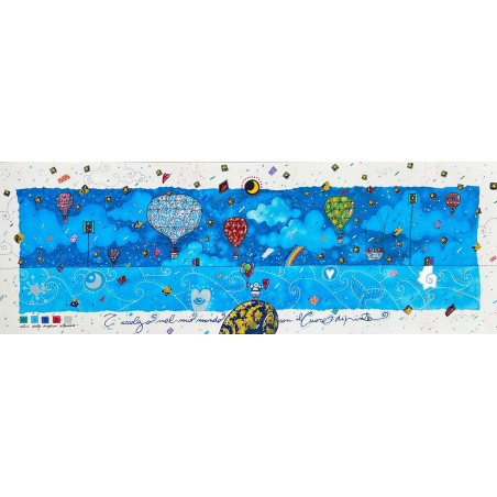 Ti accolgo nel mio mondo con il cuore dipinto