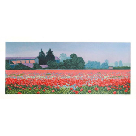 Mario Corrieri - Campo di papaveri