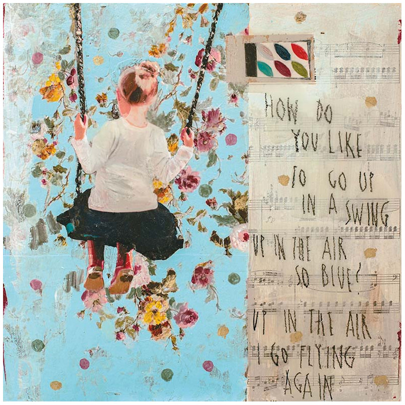 Valeria Ferrari - Bambina altalenante gonna scura